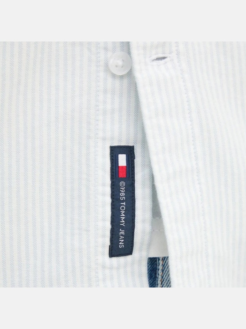 Chemise Tommy jeans à rayures Bleu - Kiabi