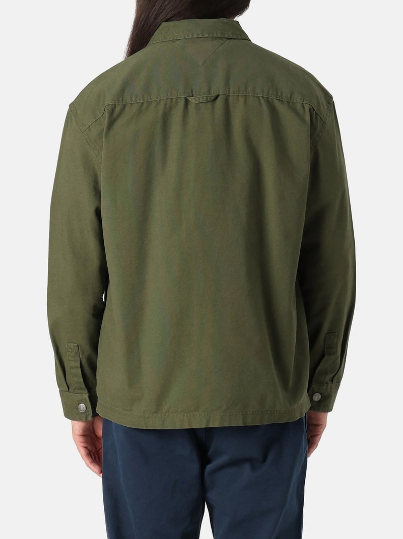 Chemise Tommy jeans manches longues Vert - Kiabi