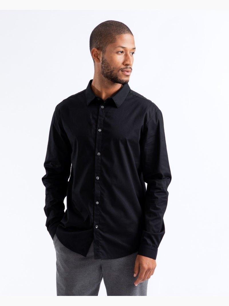 Chemise Trip   Regular - New Man Noir - Kiabi