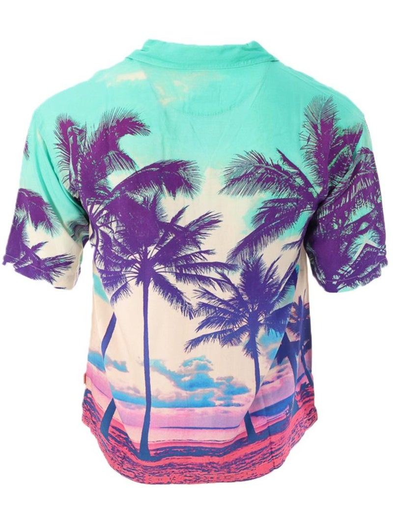 Chemise Tropical Homme Kaporal Bleu turquoise - Kiabi