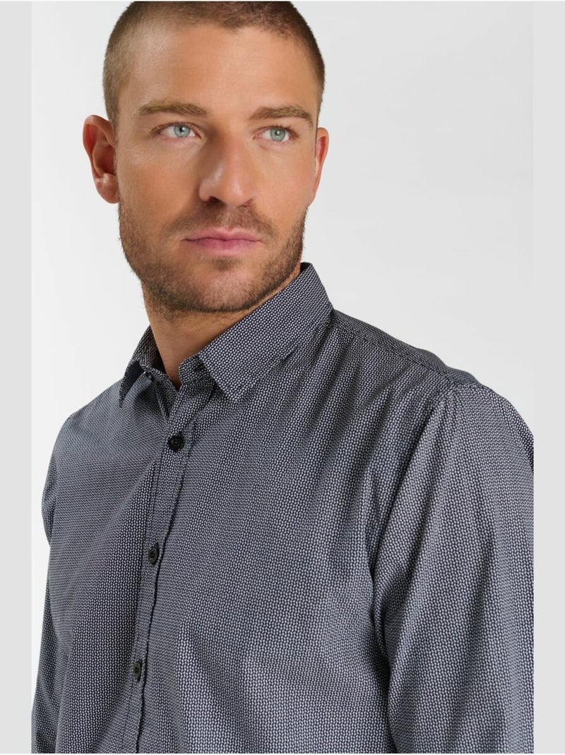 Chemise TRUKA 'Le Temps Des Cerises' Bleu - Kiabi