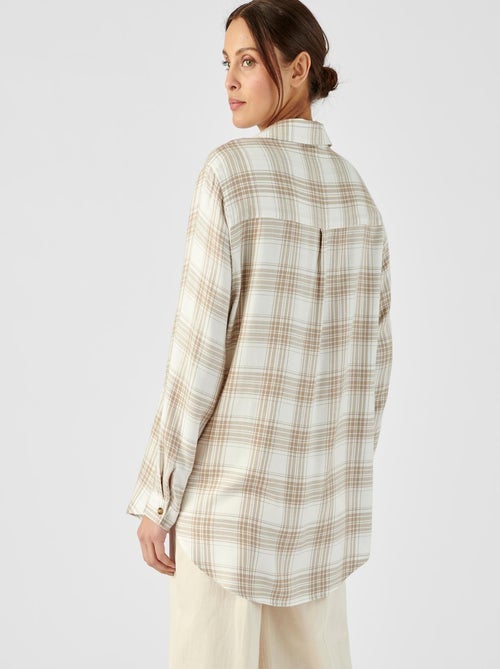 Chemise tunique pure viscose - Damart - Kiabi