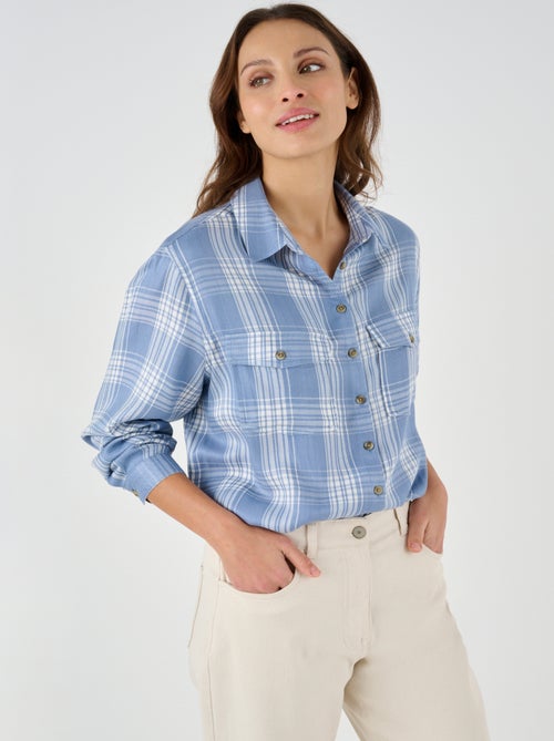 Chemise tunique pure viscose - Damart - Kiabi