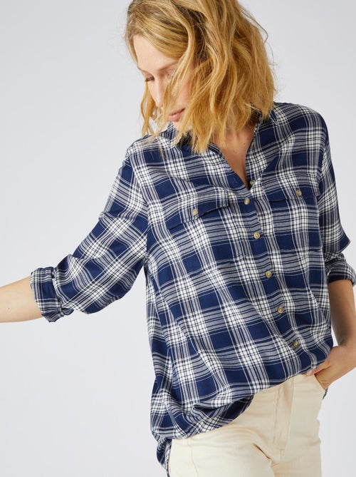 Chemise tunique pure viscose - Damart - Kiabi