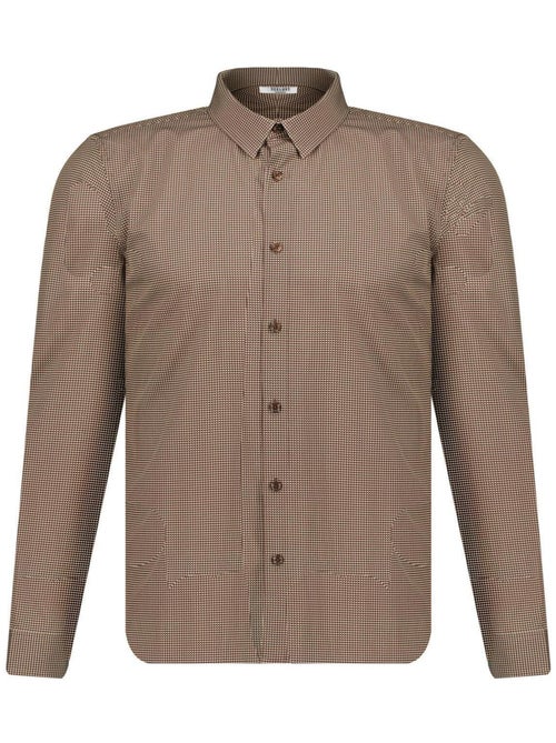 Chemise ultra stretch avec micro motif pied de poule 'Deeluxe' - Kiabi