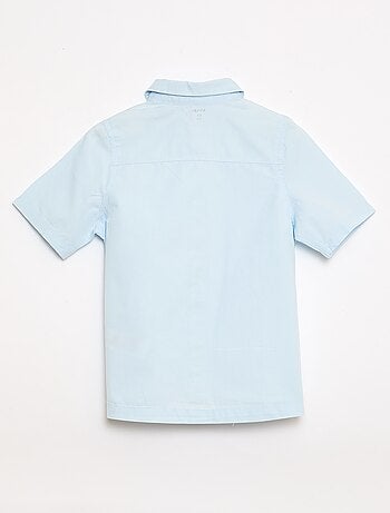 Chemise unie à manches courtes