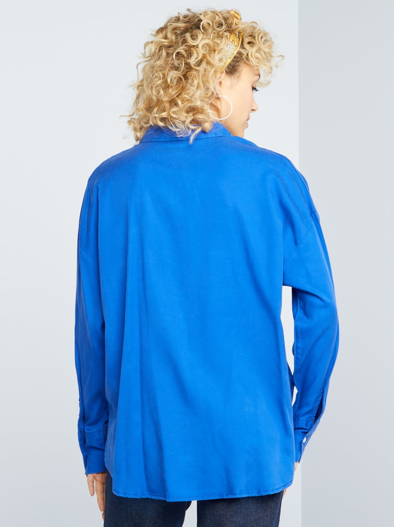 Chemise Columbia PFG Omni-Shade Homme XL – Manches Longues Bleu Ventilé