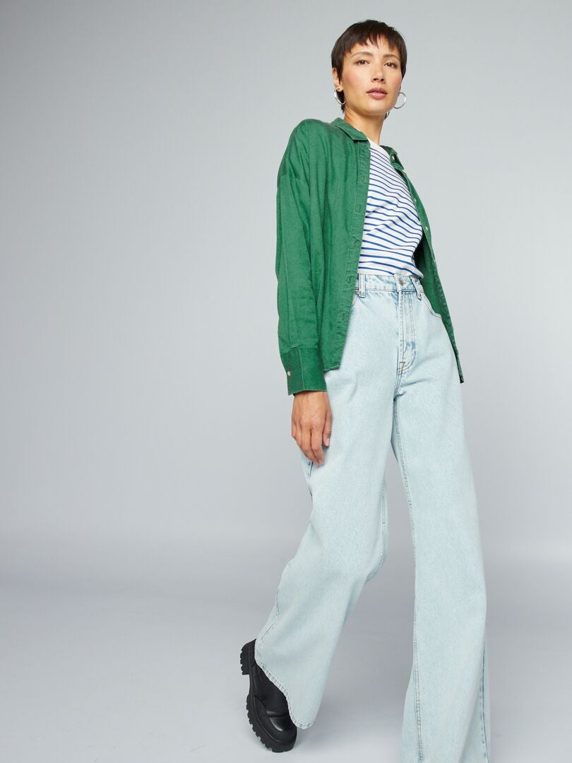 Generisch 2025 Chemise Unie à Manches Longues Pour Enfant Garçon Et Fille - Confort Et Style Au Quotidien