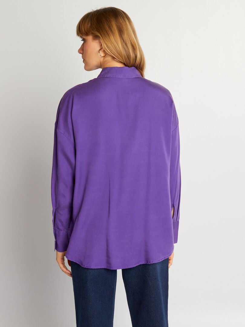 Chemise De Soleil RJ Classics Manches Longues – Violet, Enfant XL, Neuve Avec étiquettes