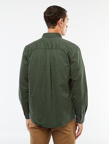 Chemise unie coupe droite / Regular fit