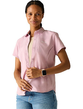 Chemise unie de voyage manches courtes - regatta