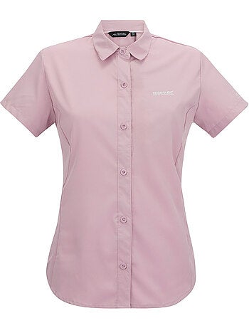 Chemise unie de voyage manches courtes - regatta