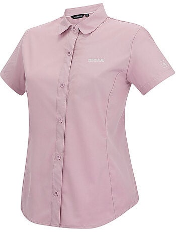 Chemise unie de voyage manches courtes - regatta