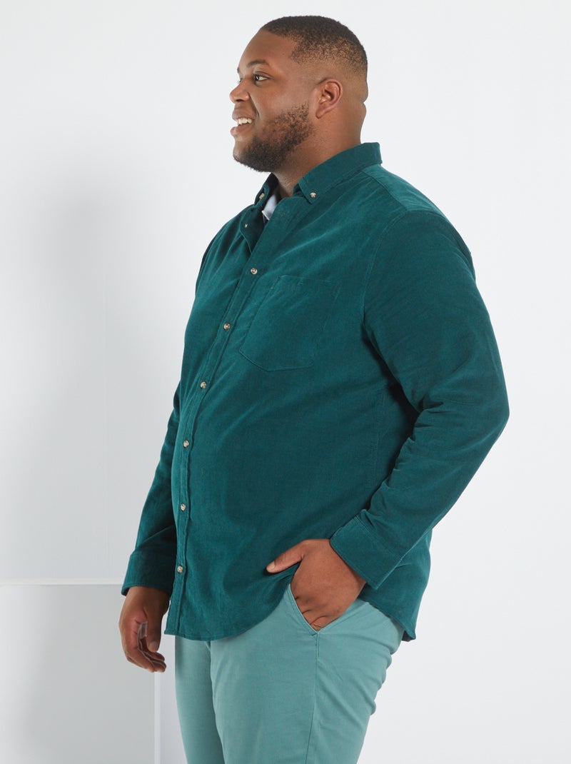 Une chemise blanche avec rayures vertes taille 36 marque Maison 1 2 3 - Vêtements