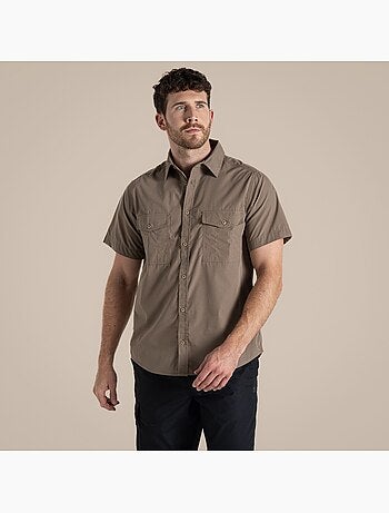 Chemise unie manches courtes expert kiwi - craghoppers