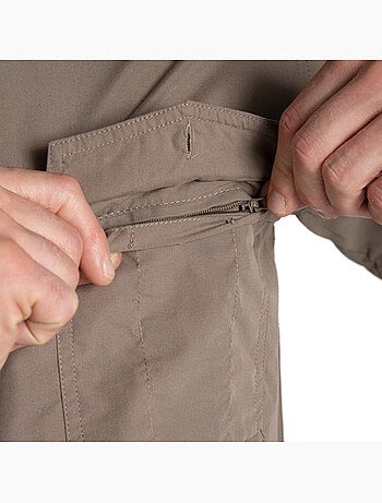 Chemise unie manches courtes expert kiwi - craghoppers