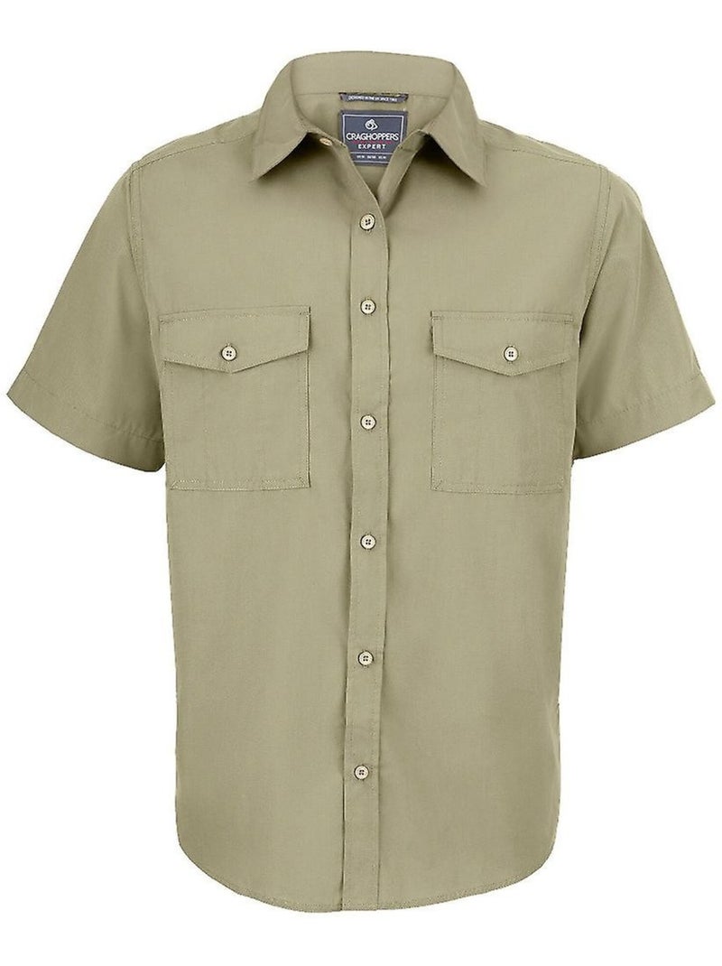 Chemise unie manches courtes expert kiwi - craghoppers Beige - Kiabi