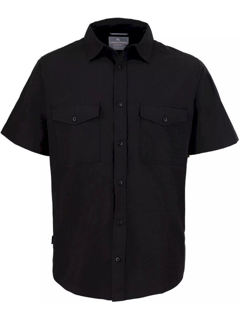 Chemise unie manches courtes expert kiwi - craghoppers Noir - Kiabi
