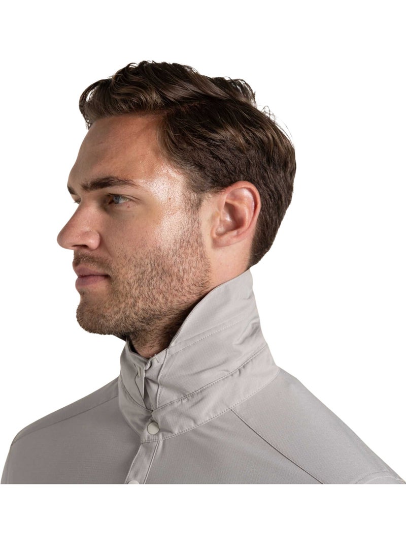 Chemise unie manches longues - craghoppers Beige - Kiabi