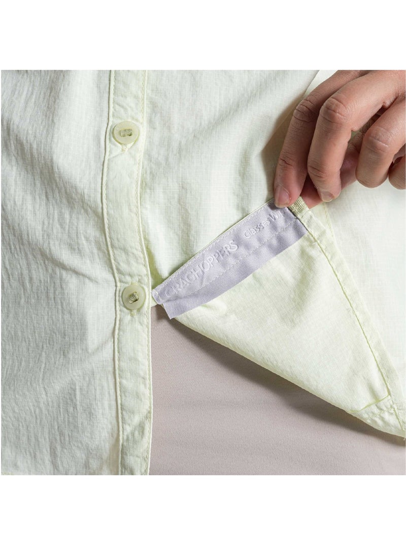 Chemise unie manches longues adventure - craghoppers Jaune clair - Kiabi