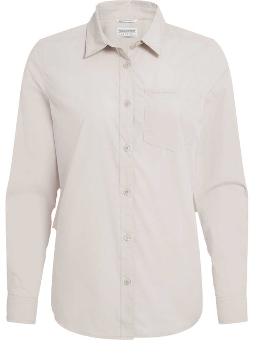 Chemise unie manches longues kiwi - craghoppers - Kiabi Chemise unie manches longues kiwi - craghoppers - Kiabi