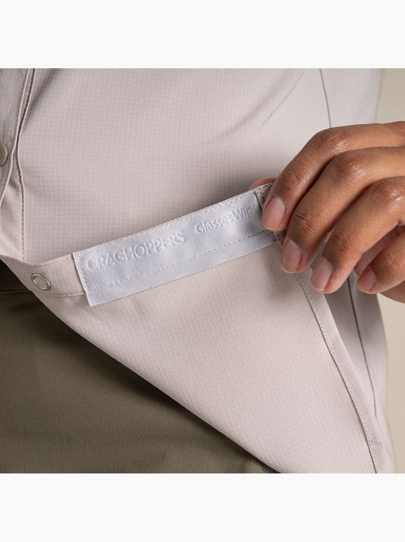 Chemise unie manches longues nosilife pro - craghoppers Blanc nacré - Kiabi