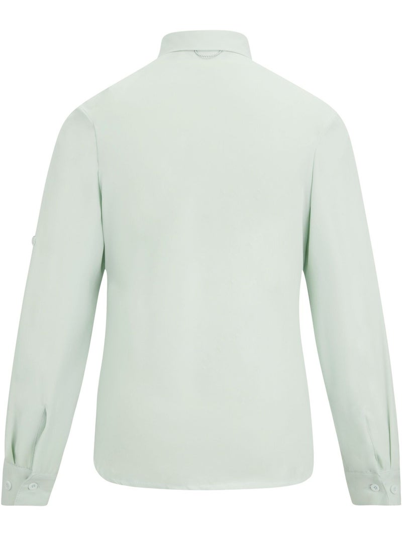Chemise unie manches longues travel light - regatta Bleu aqua - Kiabi