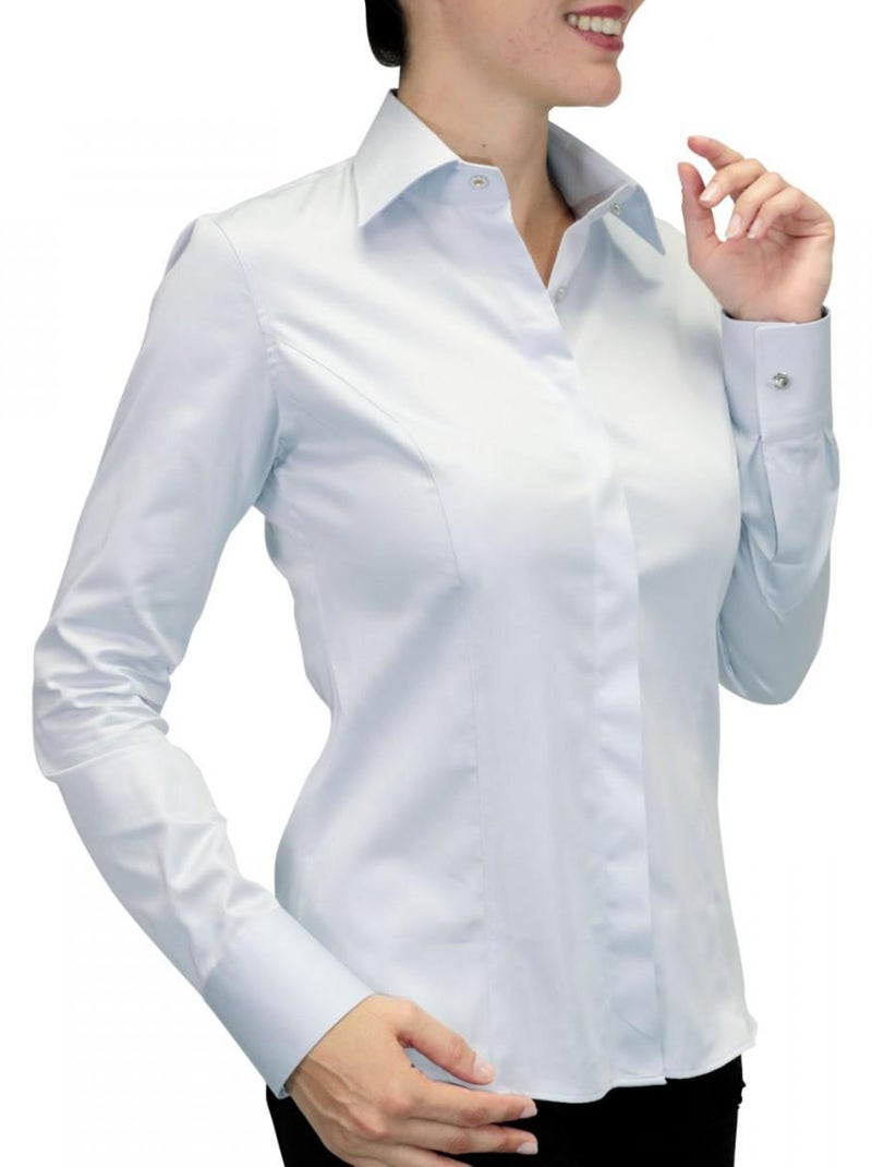 Chemise unie NEW STYL Gris - Kiabi