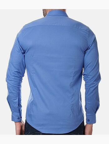 Chemise manches longues unie