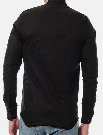 Chemise manches longues unie