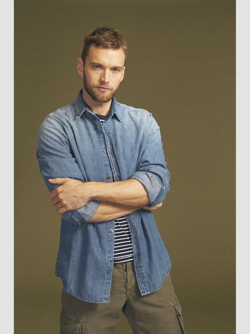 Chemise VALMY en jeans 'Le Temps Des Cerises' - Kiabi