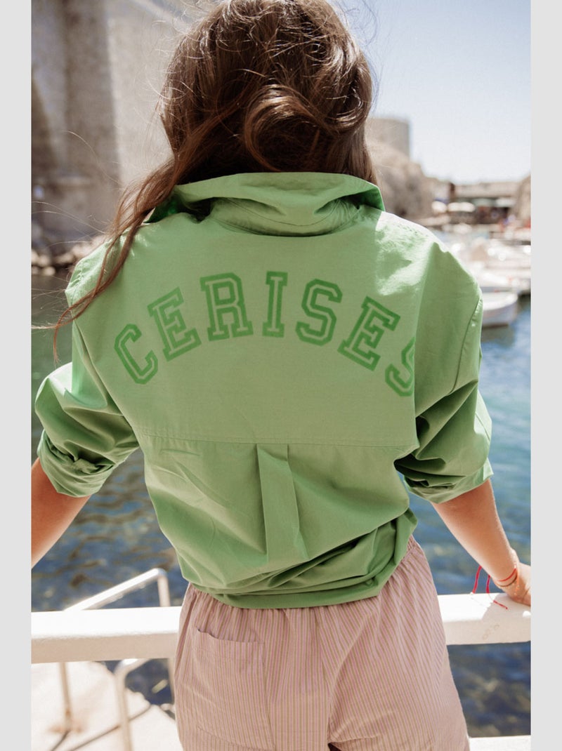 Chemise VARVAGI 'Le Temps Des Cerises' Vert - Kiabi