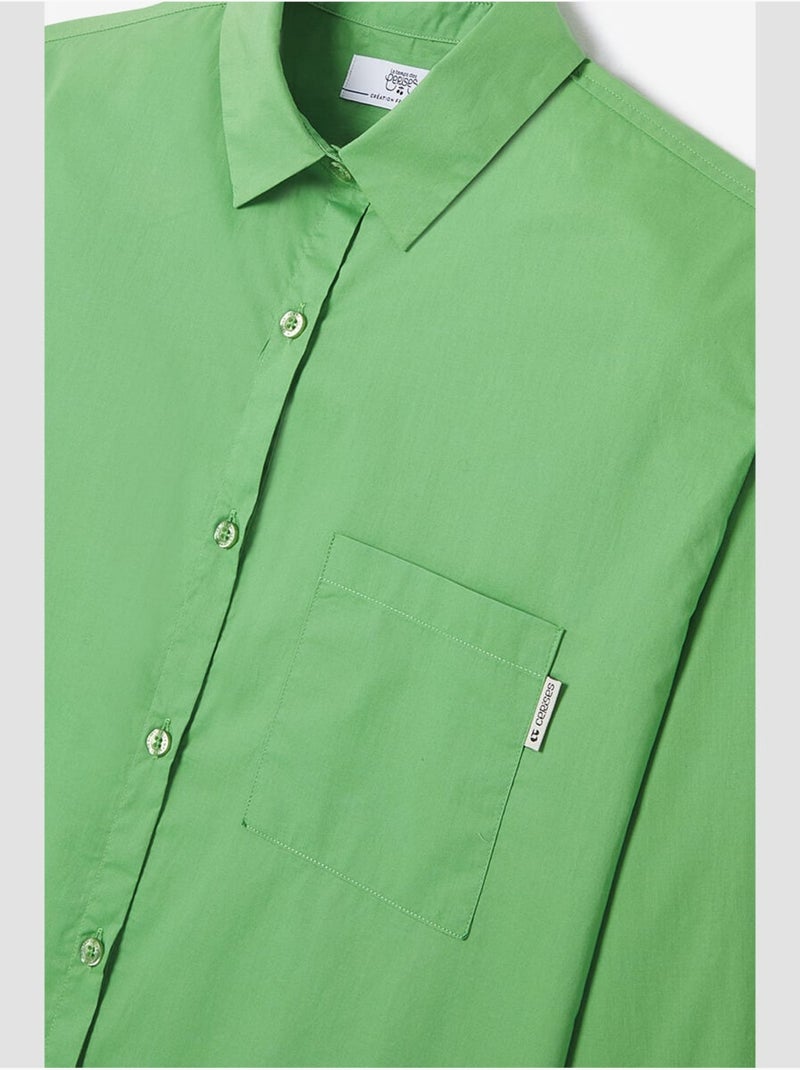 Chemise varvagi 'le temps des cerises' Vert - Kiabi