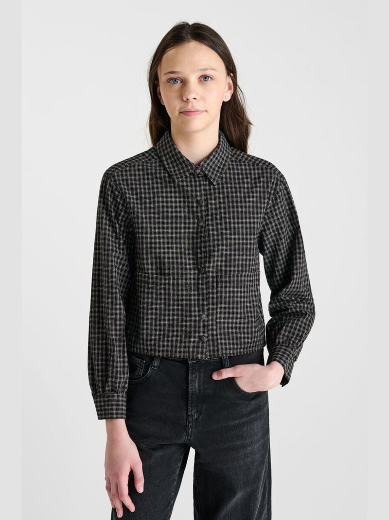 Chemise VENTIGI 'Le Temps Des Cerises' Noir - Kiabi