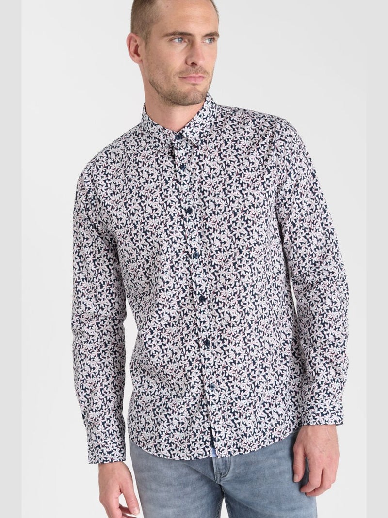 Chemise VETEL 'Le Temps Des Cerises' Bleu - Kiabi
