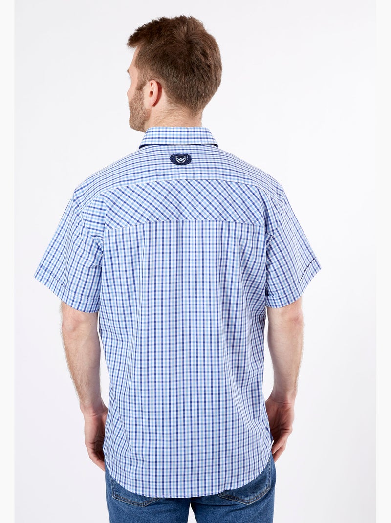 CHEMISE VICHY TIMELESS CHIC Bleu Blanc - Kiabi