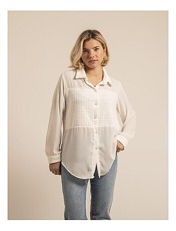 Chemise voile tweed ORENZA