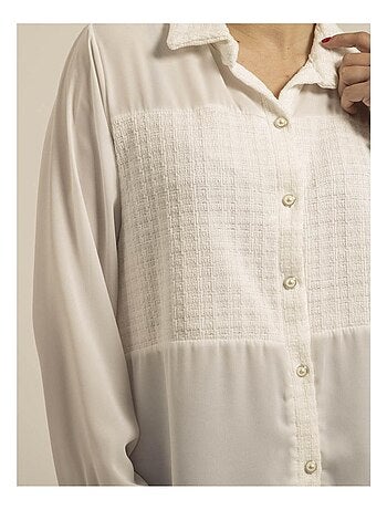 Chemise voile tweed ORENZA