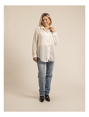 Chemise voile tweed ORENZA