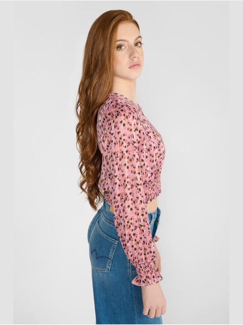 Chemise welogi 'le temps des cerises' - Kiabi Chemise welogi 'le temps des cerises' - Kiabi