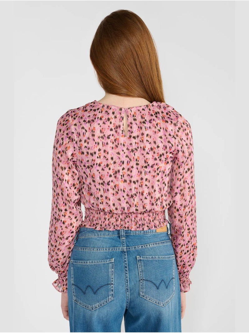 Chemise welogi 'le temps des cerises' Rose - Kiabi