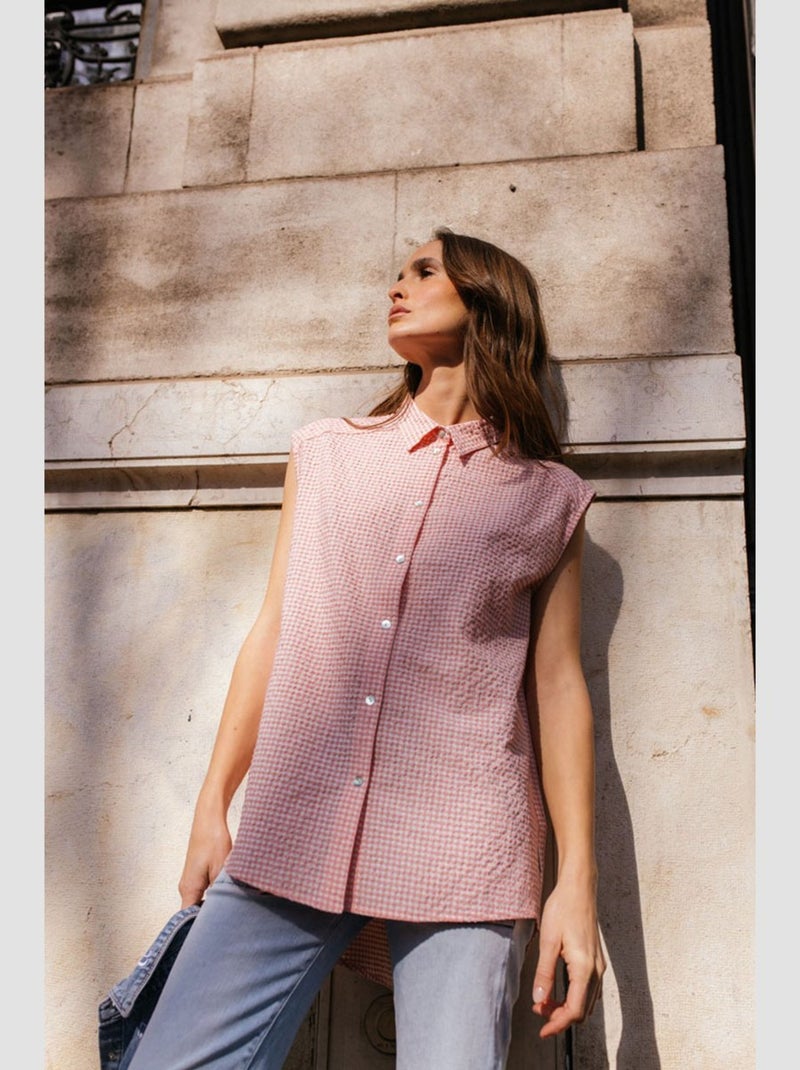Chemise ZOURA 'Le Temps Des Cerises' Rose - Kiabi