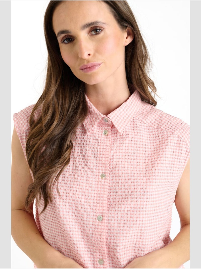 Chemise zoura 'le temps des cerises' Rose - Kiabi