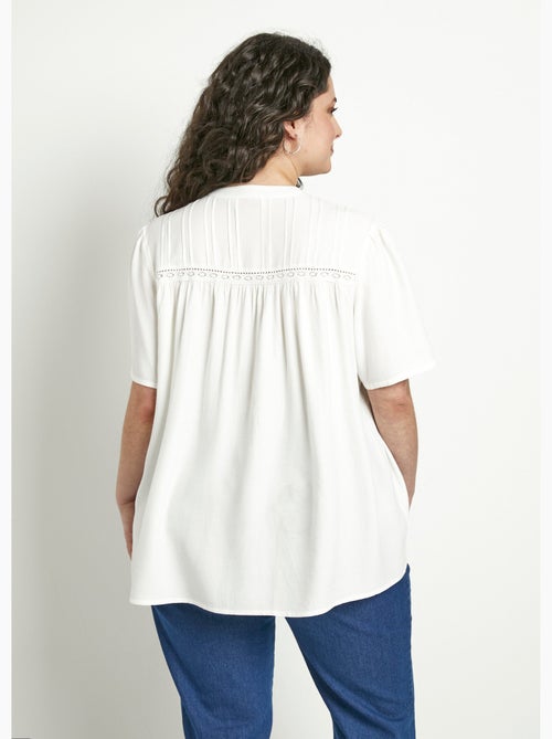 Chemiser boutonné uni ample - Afibel - Kiabi