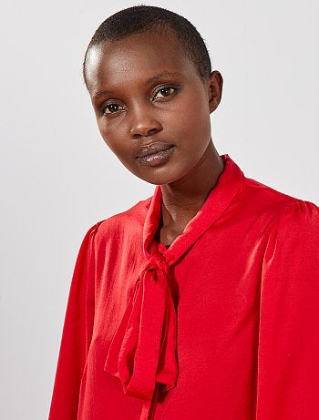 Chemiser col lavallière - Kiabi