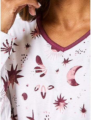 Chemises de nuit à manches longues jersey fin - taille standard - witt