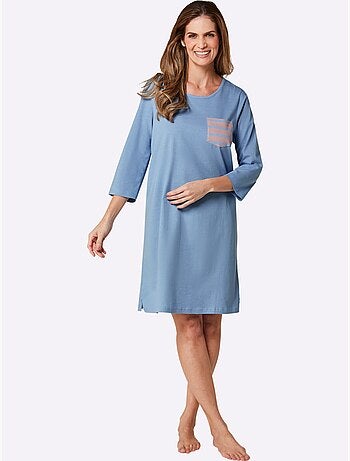 Chemises De Nuit Jersey Fin - Taille Standard - Witt - Lot de 2