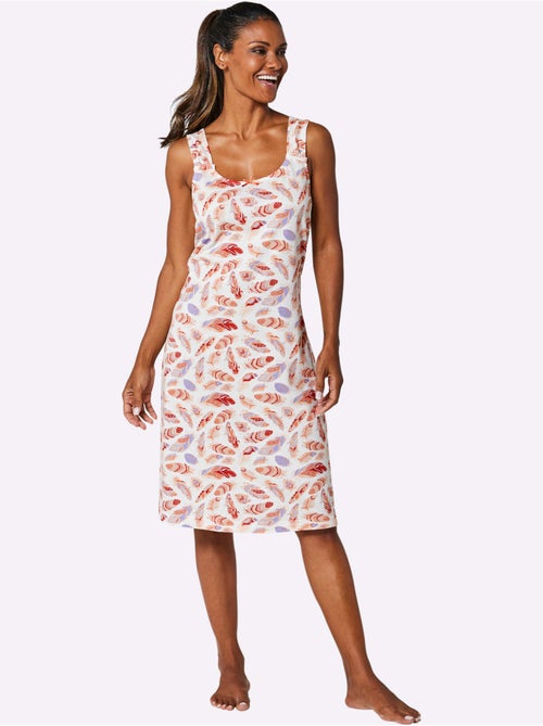 Chemises De Nuit Jersey Fin - Taille Standard - Witt - Lot de 2 - Kiabi