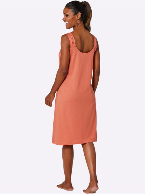 Chemises De Nuit Jersey Fin - Taille Standard - Witt - Lot de 2 - Kiabi