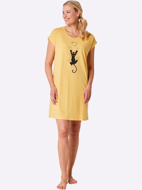 Chemises De Nuit Jersey Fin - Taille Standard - Witt - Lot de 2 - Kiabi